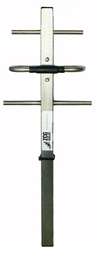 UHF 3 element square boom scaled Yagi, stainless steel, 800-960MHz, specify 60MHz, 50W, 6dBd – 700mm
